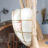 Mother-of-pearl wall lamp