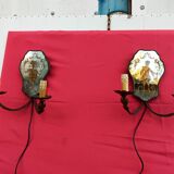 Pair of wall lights