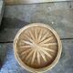 Natural fine wicker basket with a diameter of 20 cm.