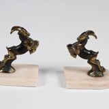 Pair of antelope bookends