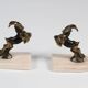 Paire de serre-livres antilopes