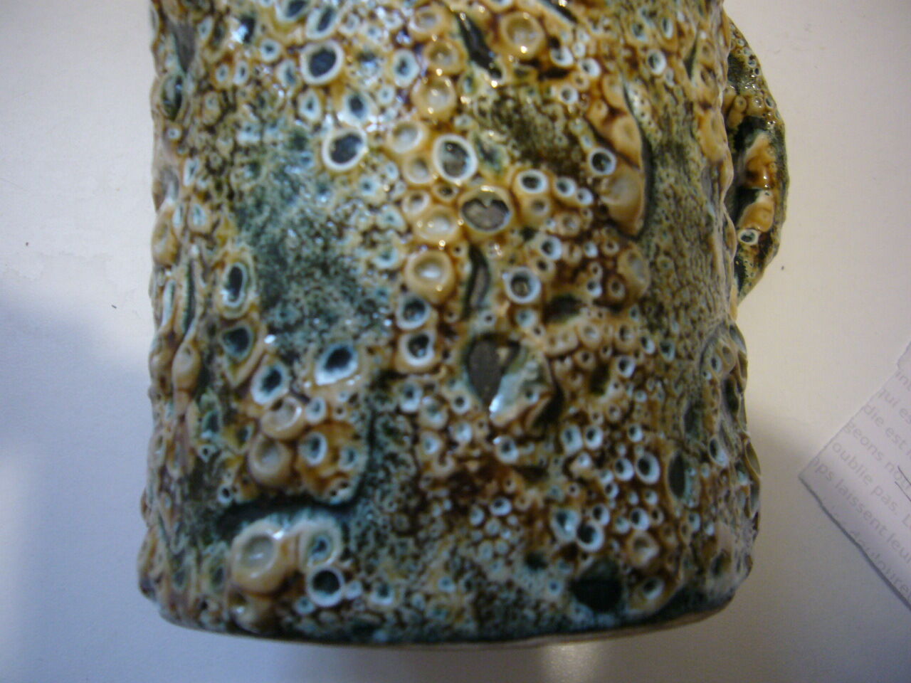 Ceramic pitcher wash 1960