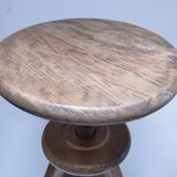 oak workshop patina stool