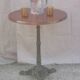 Vintage bistrot table "brown top"