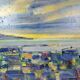 Painting on canvas - Motif Torshavn - Zakarias Heinesen - Signed - 2021