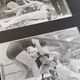 Vintage framed silver prints, women's wrestling, 1960s, 31 x 41 cm
