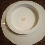 Vintage presentation plate on foot