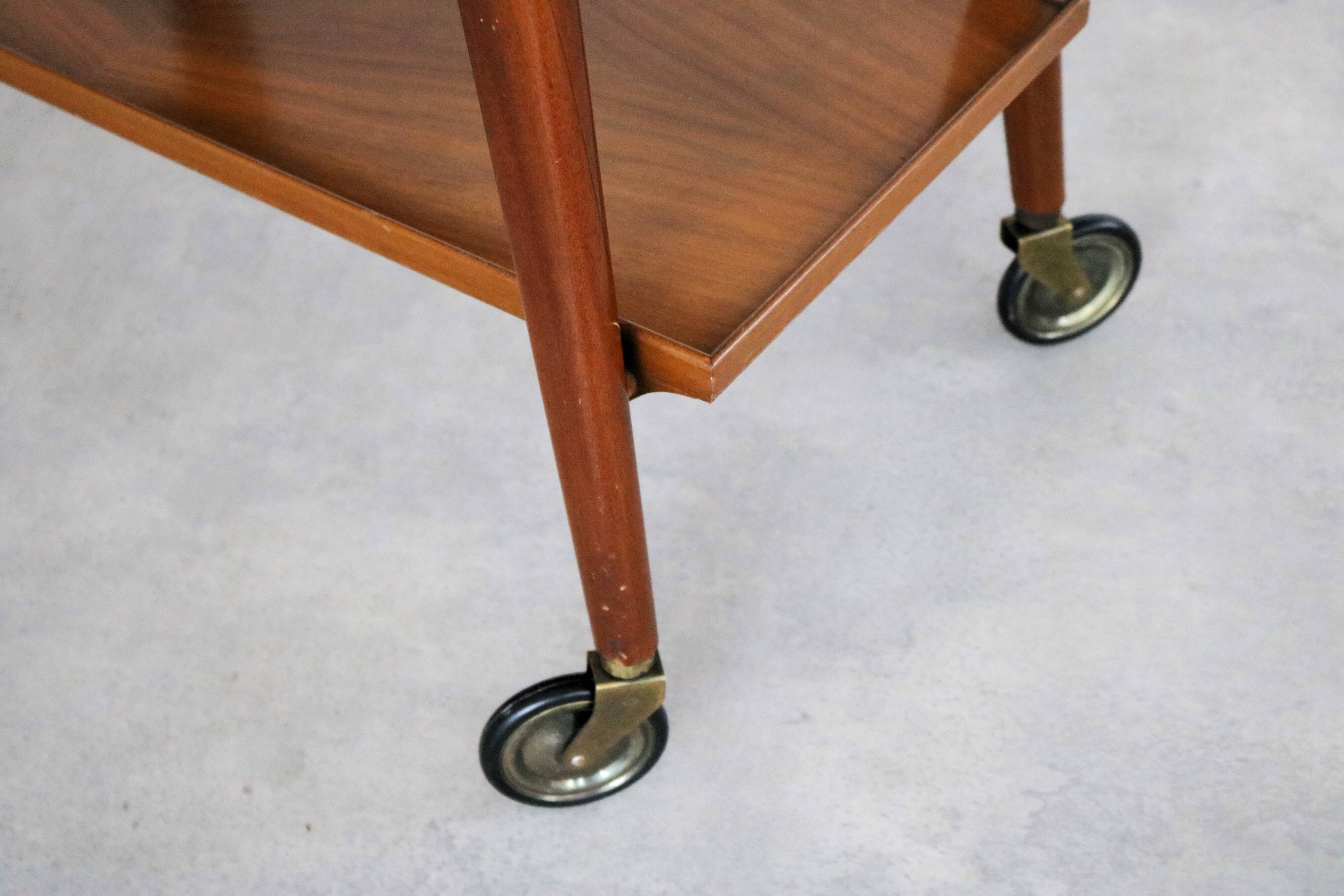 vintage swedish bar cart