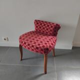 Velvet extra armchair