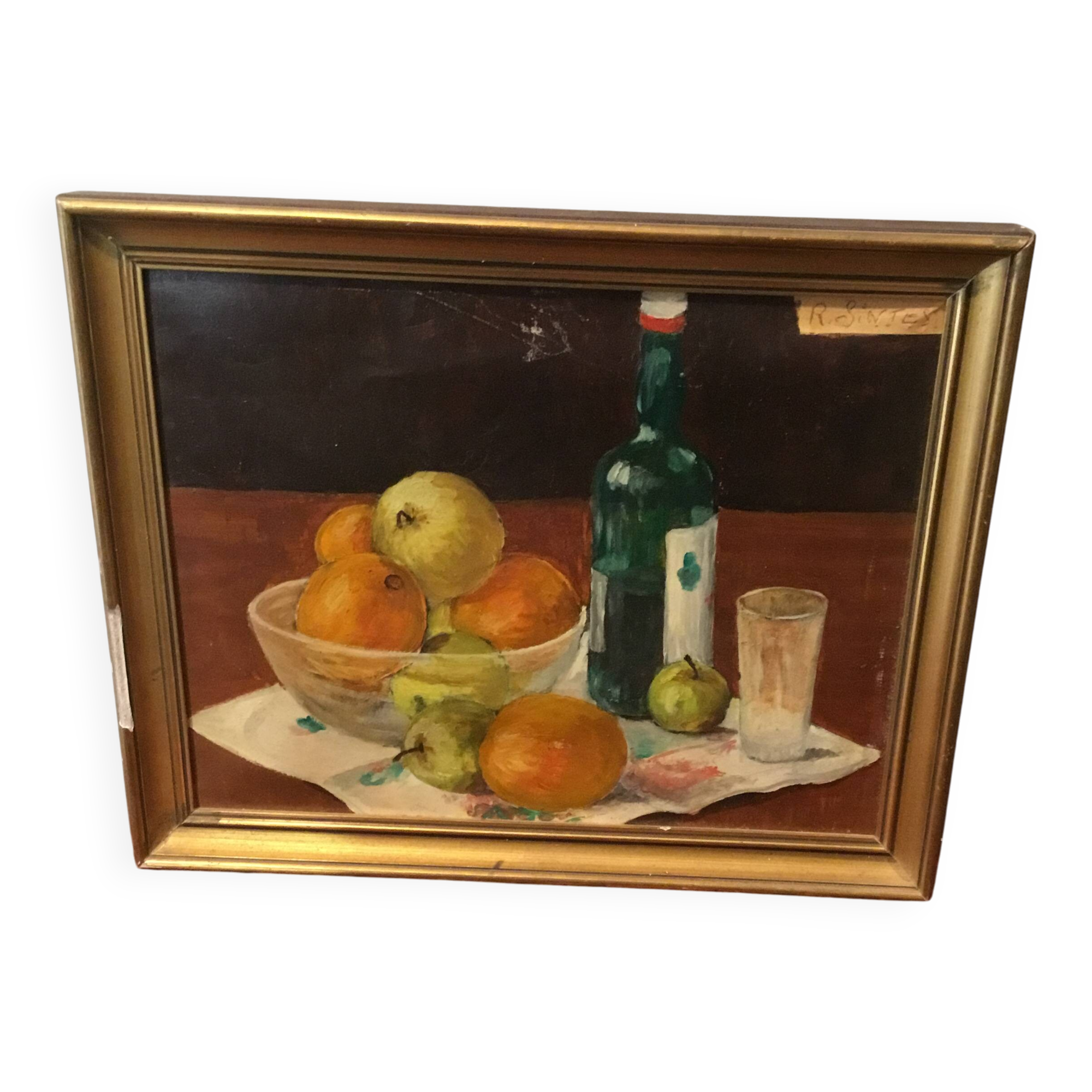 Oil painting by R. Sintes