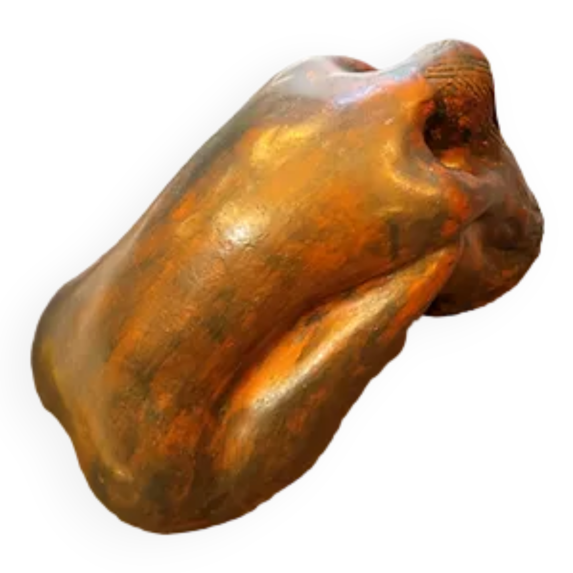 Earthen sculpture's body