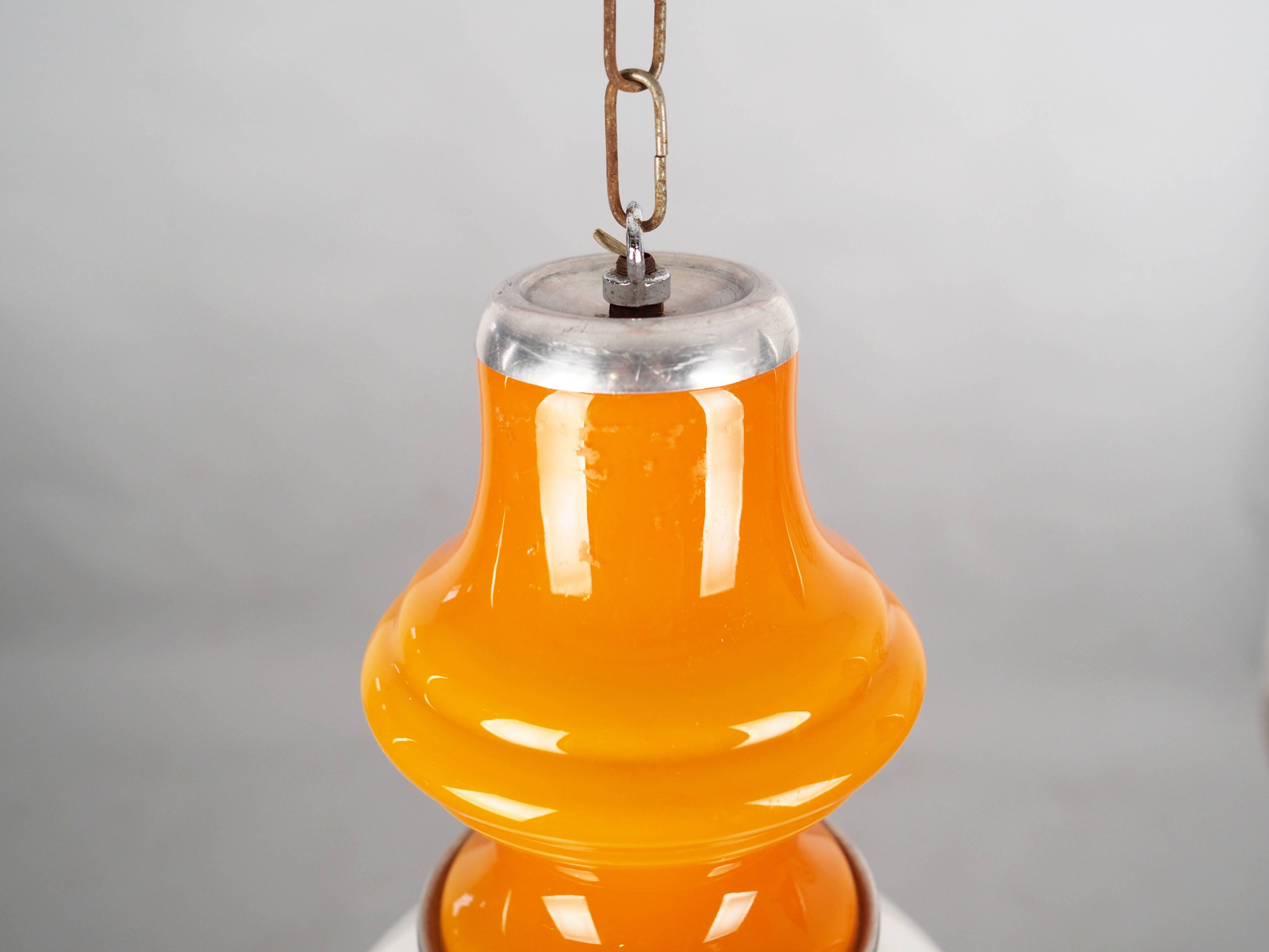 Pendant lamp, Italian design, 1970s, manufacturer: Mazzega