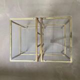 Set of two midcentury side tables, Marc Duplantier (attr.), France