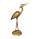 Échassier laiton-bronze