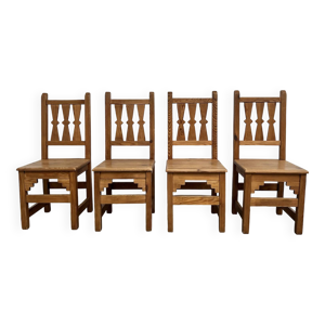 Série de 4 chaises en