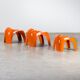 Three stool 'Efebo' Stacy Dukes of the 1960s for Artemide