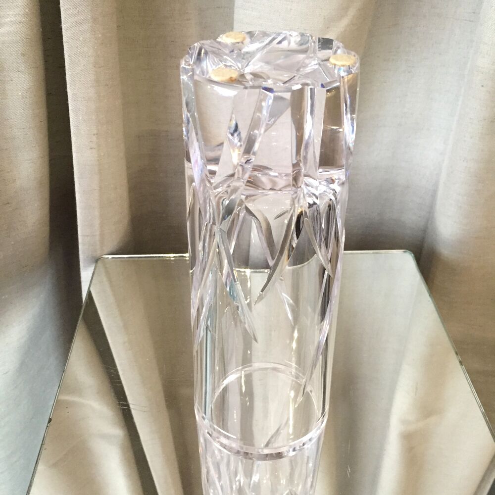 Crystal tube vase wean size