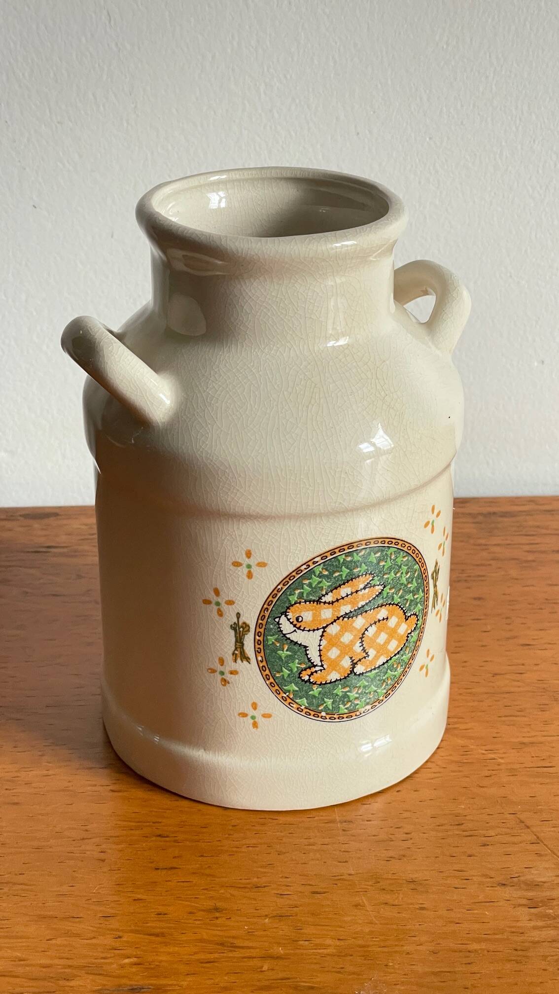 Vase lapin céramique taiwan vintage