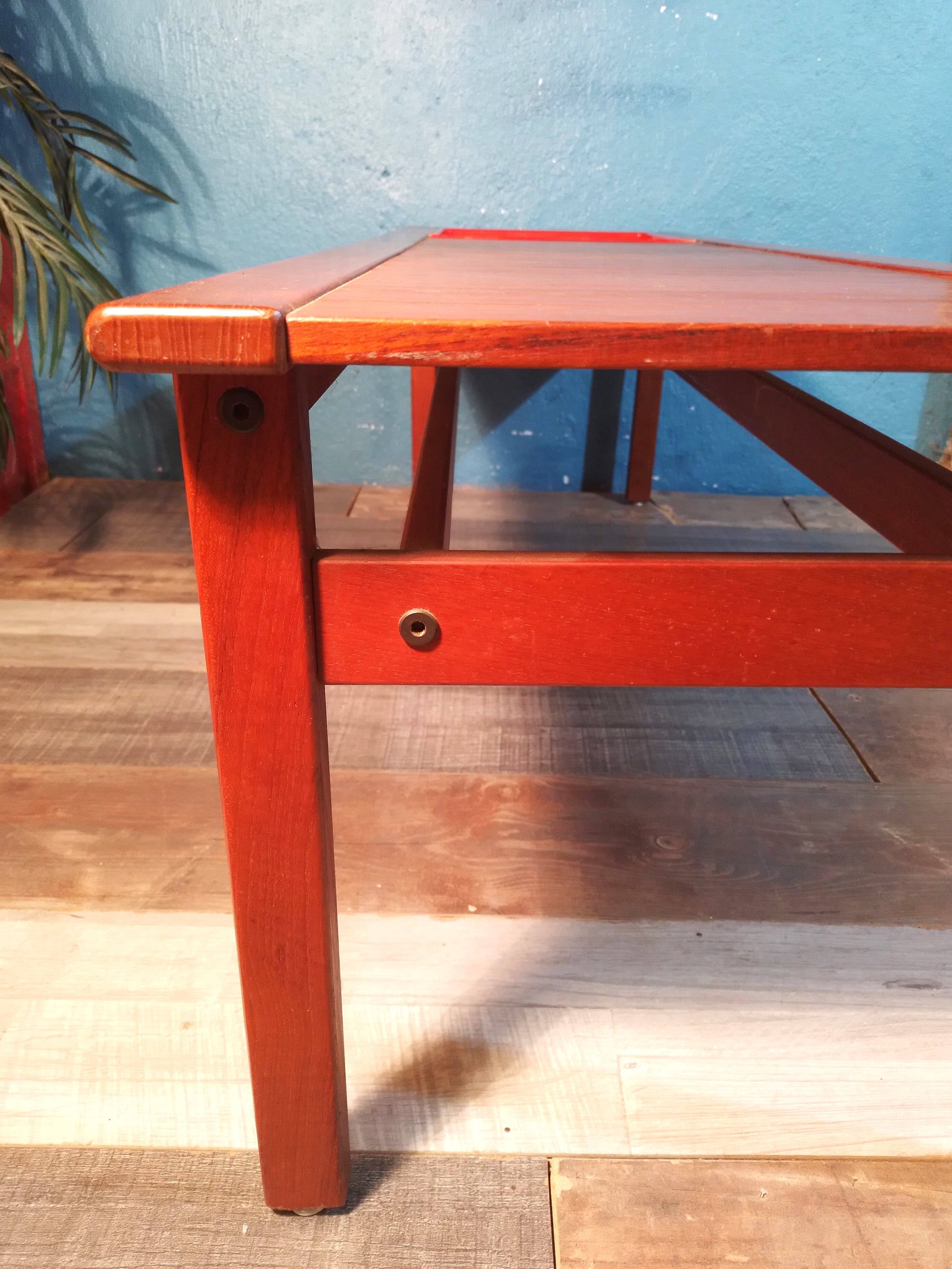 1960s coffee table with magazine holder