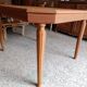 Renovated Art Deco table with 3 extensions.