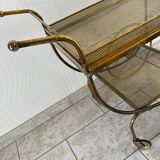 Desserte / bar roulant en laiton de Josef Franck pour Svenskt Tenn Suede annee 50/60