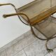 Desserte / bar roulant en laiton de Josef Franck pour Svenskt Tenn Suede annee 50/60