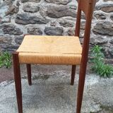 4 Danish chairs by Poul Volther for Frem Rolje, 1960s.