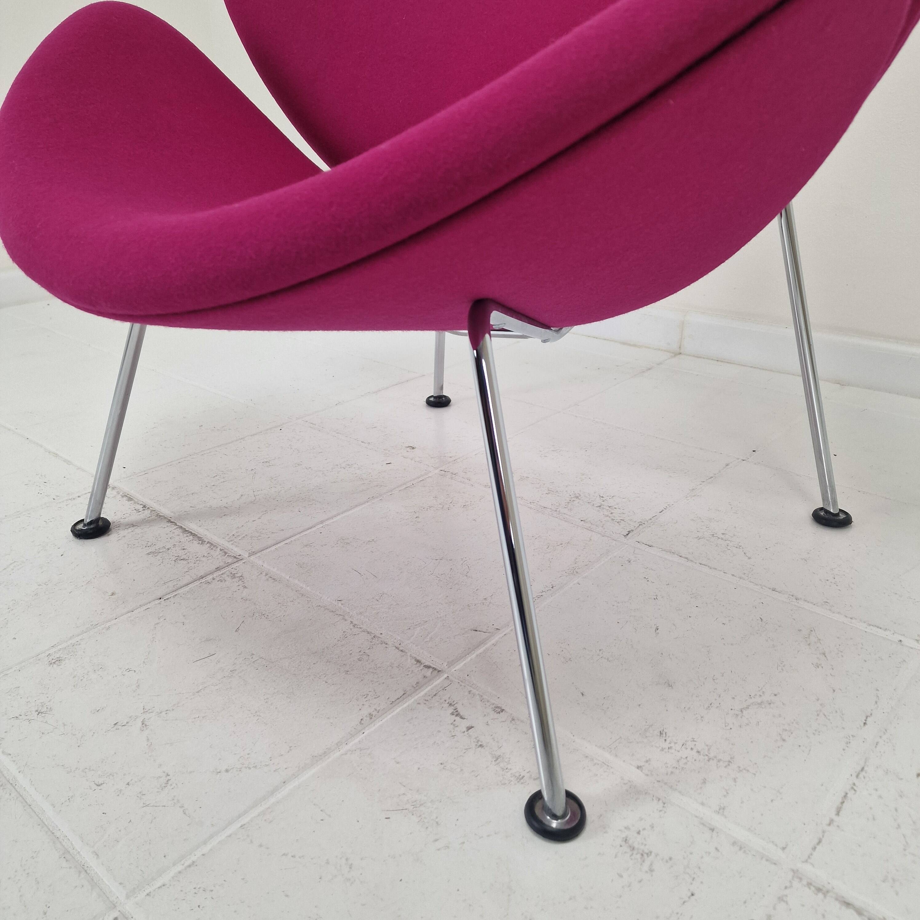 Orange Slice Chair with Ottoman by Pierre Paulin for Artifort, 1980s