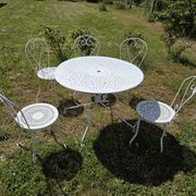 Mid-century wrought iron garden furniture
