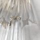 Brass and Murano wall light by Venini by Novaresi