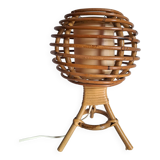Bamboo bedside lamp