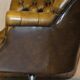 Vintage Leather Chesterfield Director's Armchair