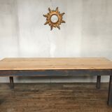 Farm table, early 20th fir bistro countryside