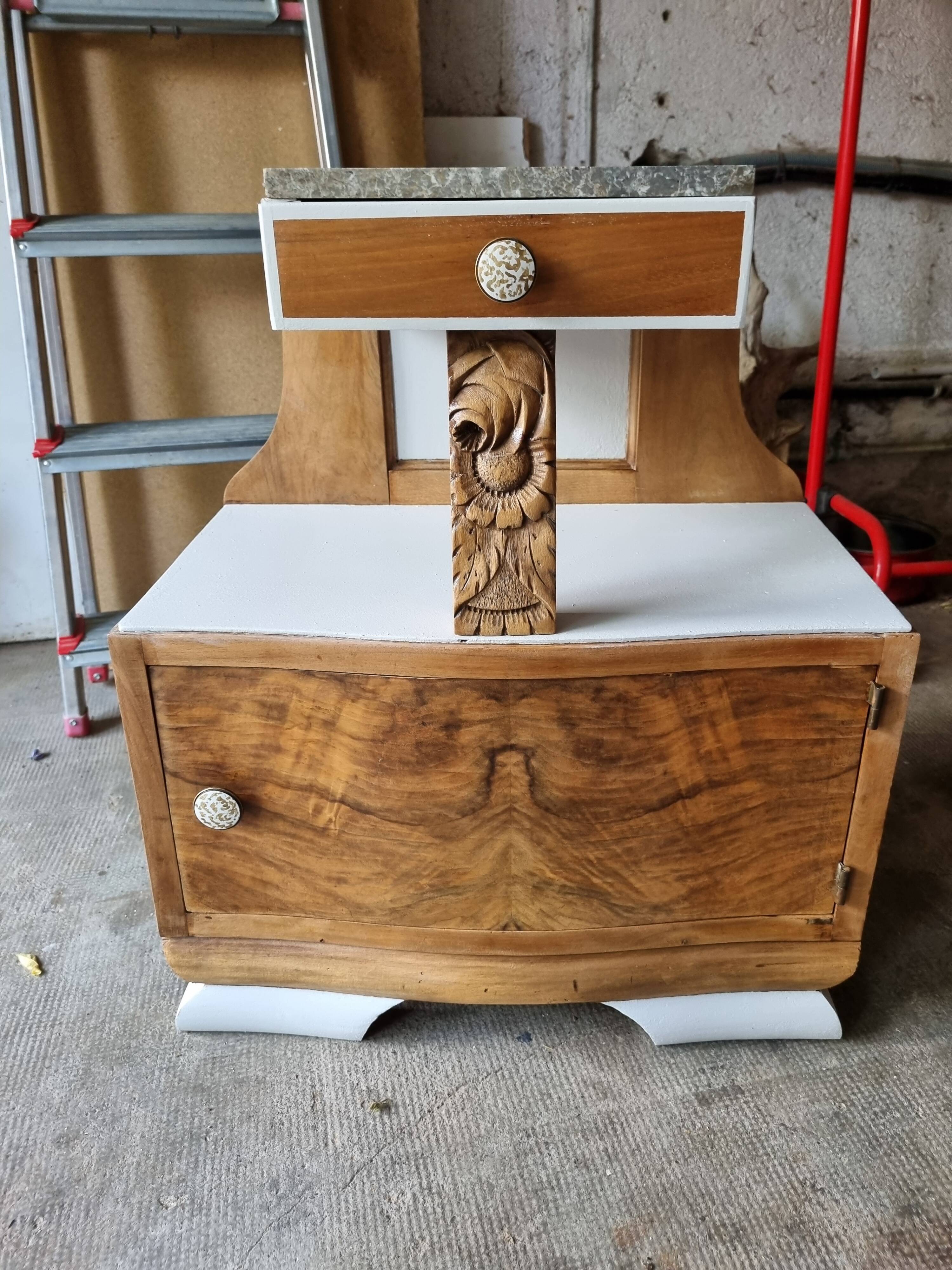 Art Deco bedside table