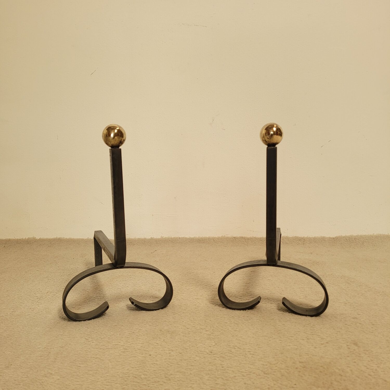 Pair of vintage shirts, brass balls circa 1970