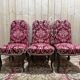 Suite de 6 chaises époque Napoléon III en acajou