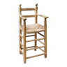 High straw chair for children