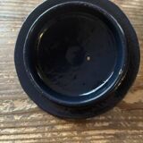 Green cast iron teapot