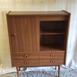 High Scandinavian style wooden buffet - 1960s/70s