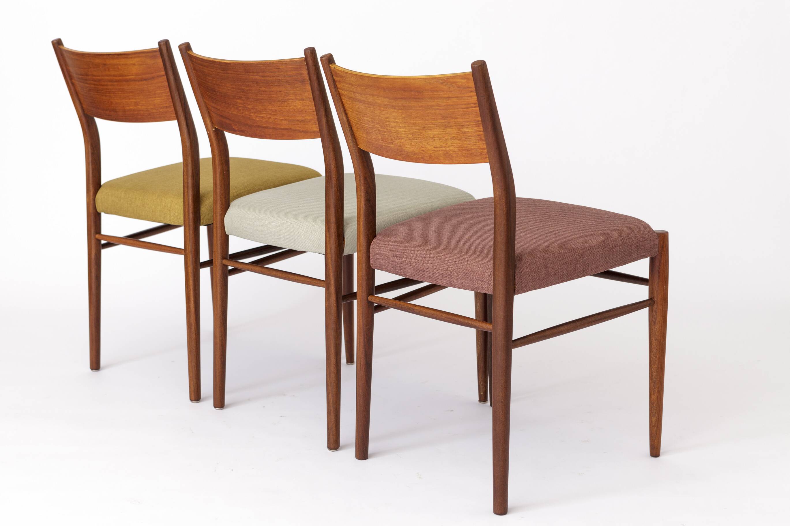 5 Lübke Chairs 1960s Germany Vintage