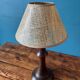 Lampe à poser en bois massif