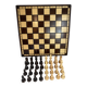 Jeu d’échec avec plateau et pièces en bois 