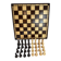 Jeu d’échec avec plateau et pièces en bois 