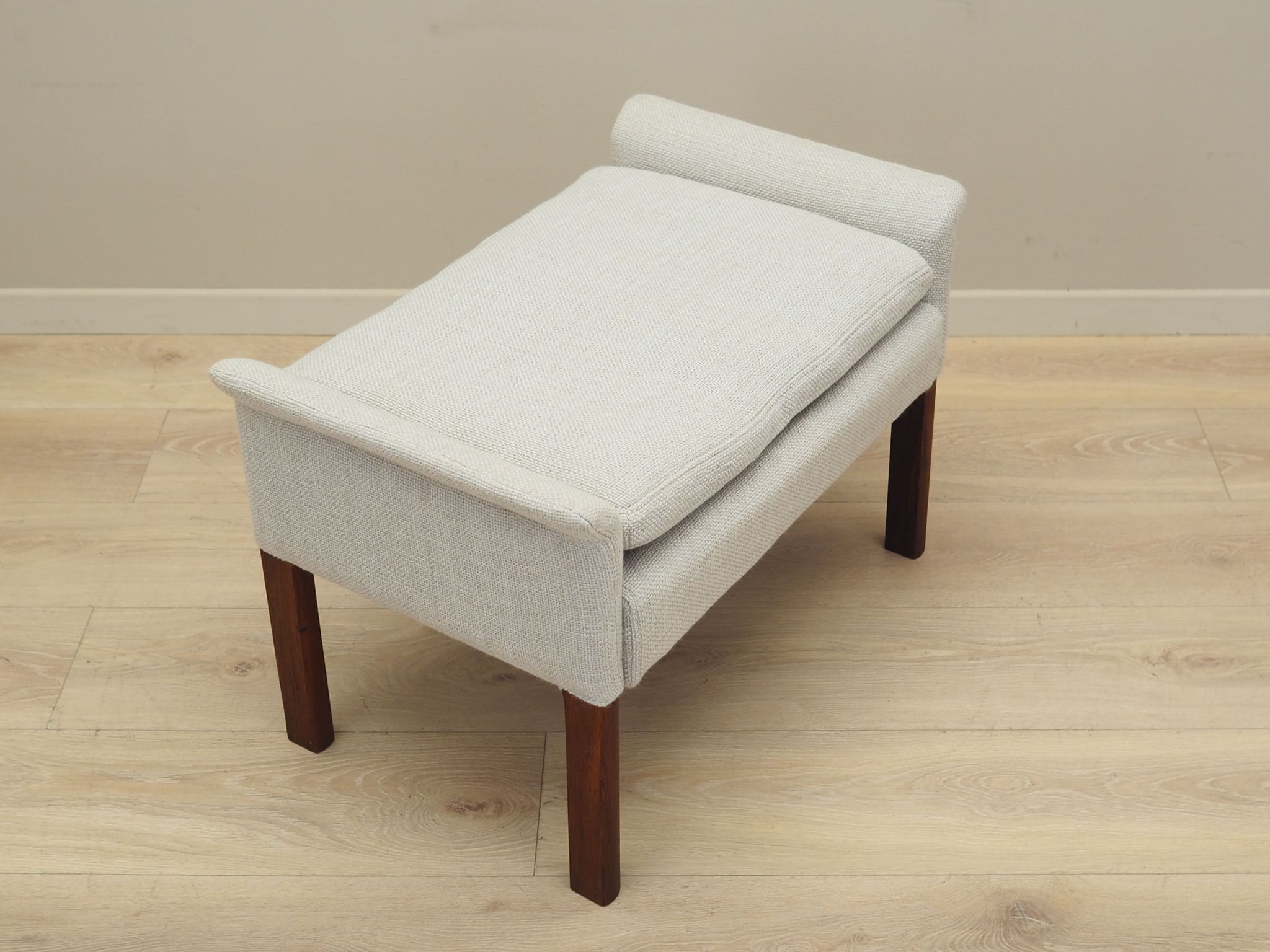 Rosewood footstool, Scandinavian design, 1960s, designer: Hans Olsen, production Vatne Møbler