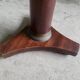 Small empire pedestal table or sellette in mahogany with marble top