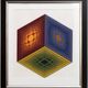 Victor Vasarely "ST" Colour silkscreen, 1968, signed