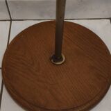 Lampadaire Leuchten 1990 en bois et laiton