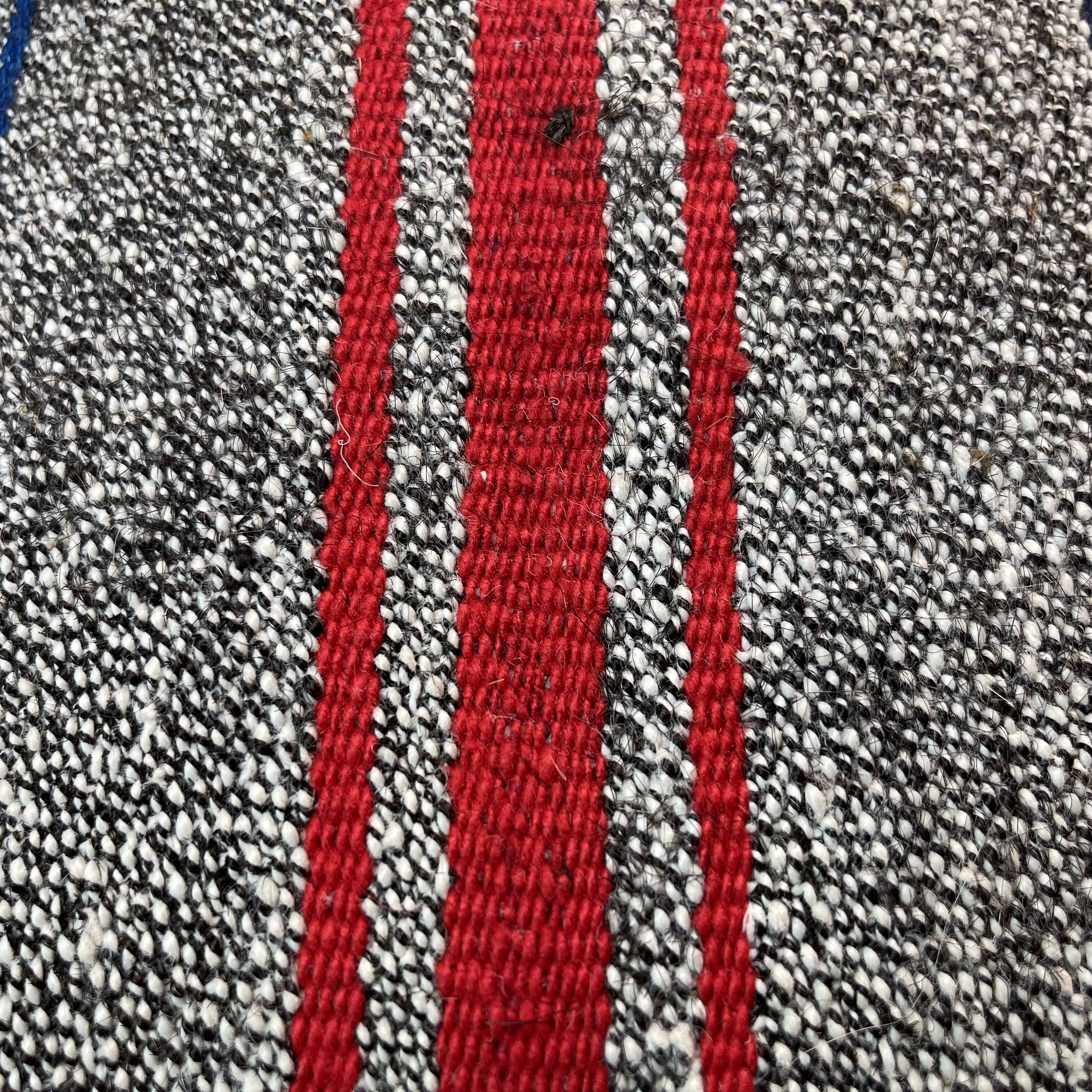 Vintage turkish kilim cushion cover , 30 x 60 cm