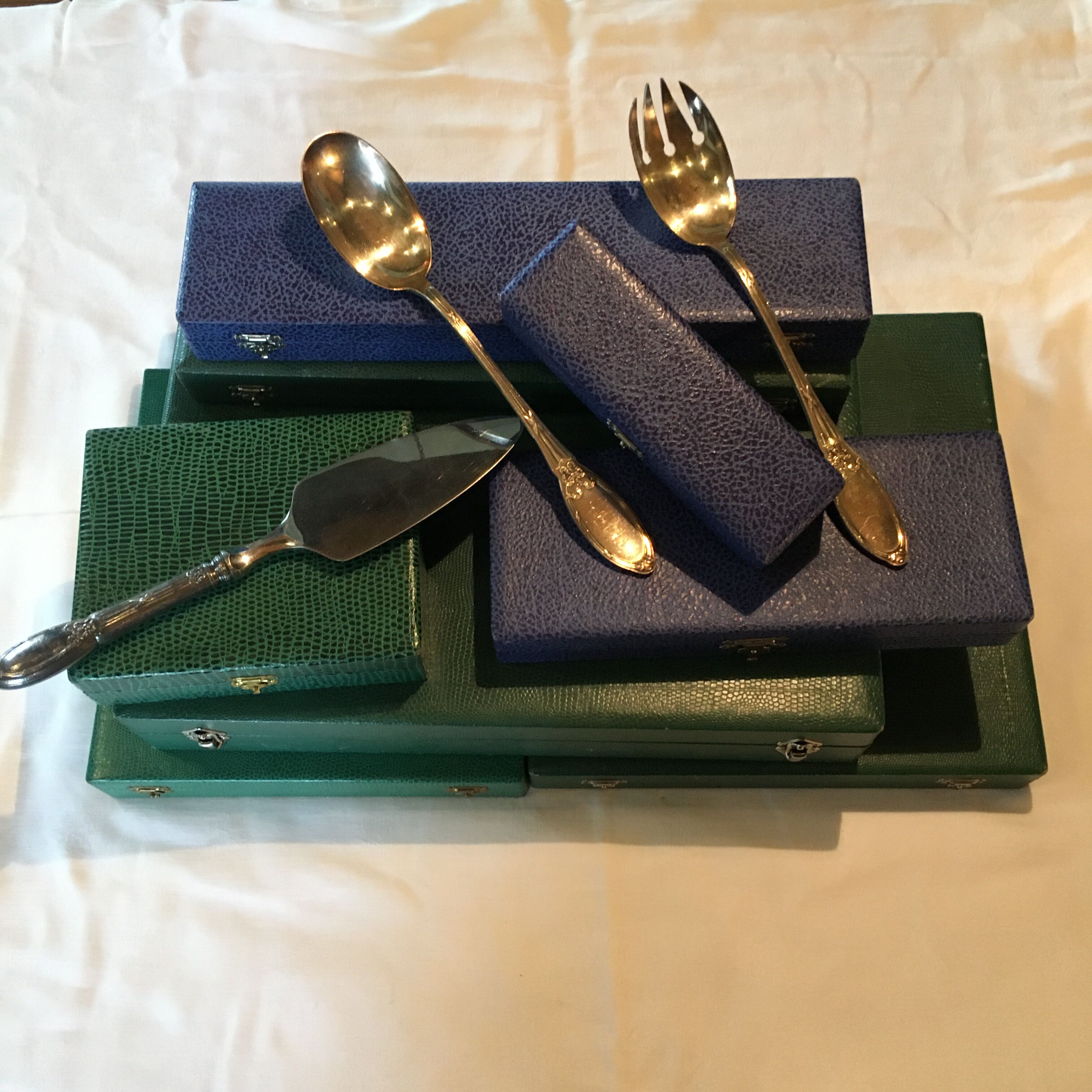 Cutlery housewife 12 people Boulenger Louis XVI