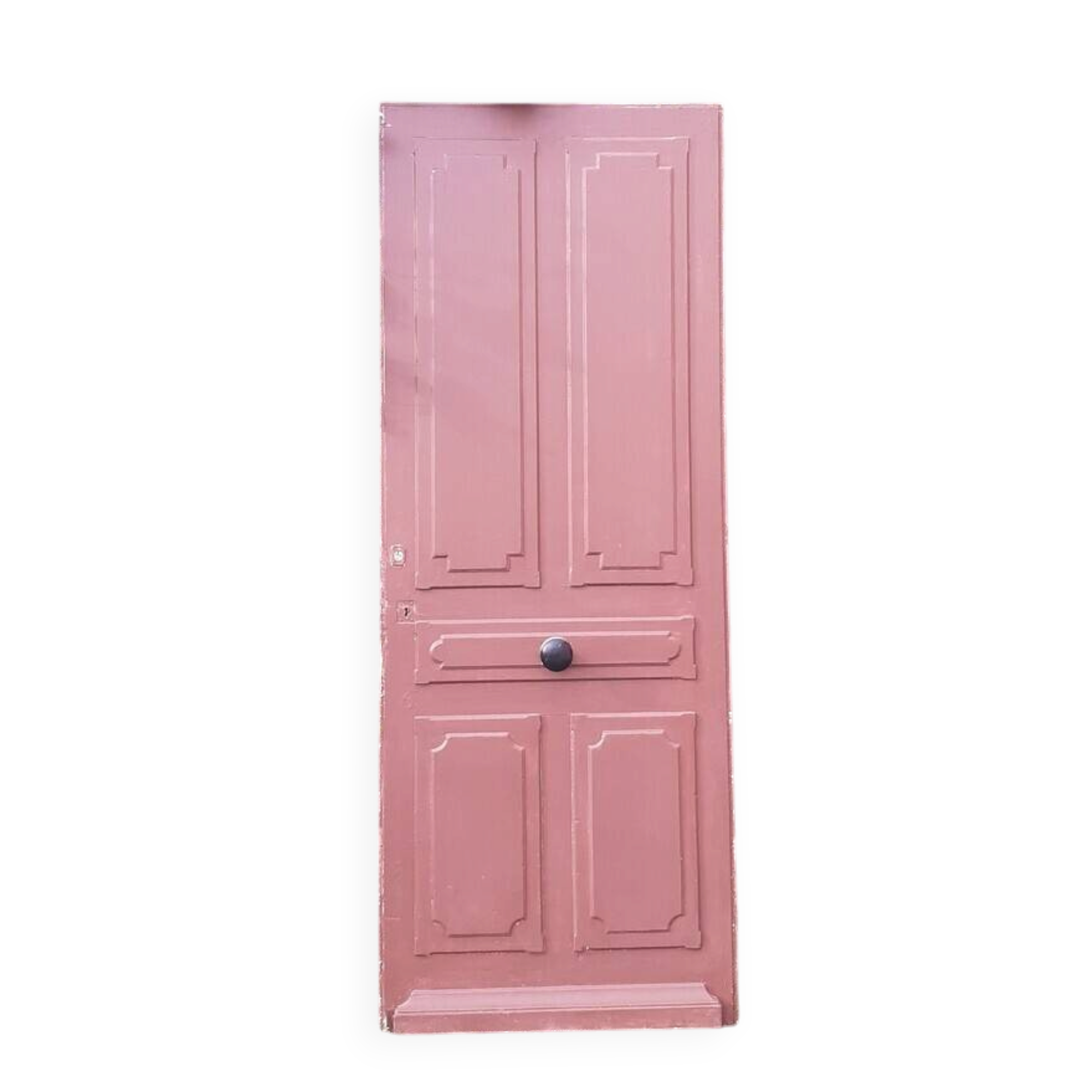 Old exterior entrance door solid H225xW86cm solid wood
